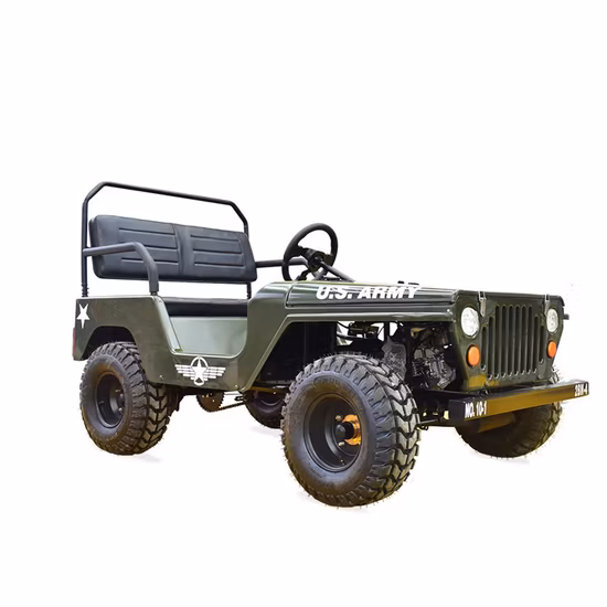 150cc Gasolina Mini UTV ATV Willys Estilo para Crianças Quad Bike