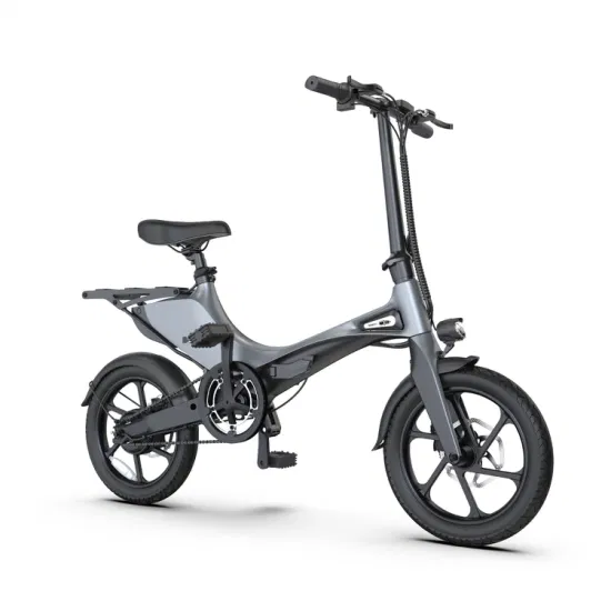 36V 250W 16 polegadas Ebike dobrável Mini bicicleta de montanha elétrica dobrável com motor de acionamento traseiro
